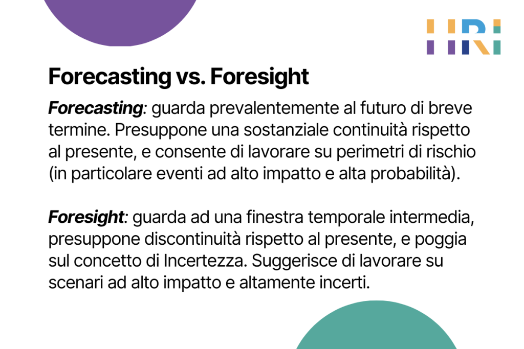 forecast vs foresight